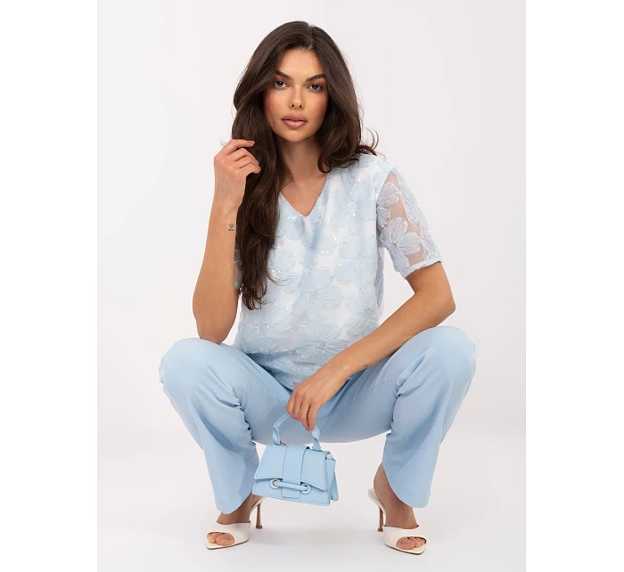 Bluzka LK BZ model 22120689 jasny niebieski - FPrice