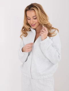 WT BL mikina A1460.58 svetlo šedá