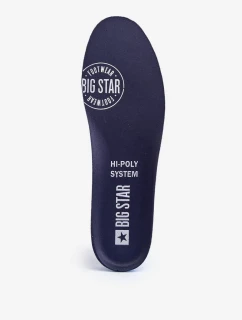 BIG STAR HI-POLY SYSTEM Vložky do topánok 2 páry Navy Blue