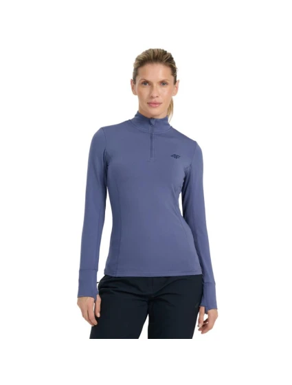 Dámska termo mikina 4F F098 denim 4FWAW25UBRUF098 32S Dámska termo mikina 4F F098 denim 4FWAW25UBRUF098 32S