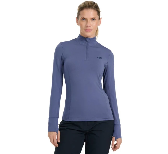 Dámska termo mikina 4F F098 denim 4FWAW25UBRUF098 32S Dámska termo mikina 4F F098 denim 4FWAW25UBRUF098 32S
