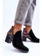 Dámské kožené boty na  černé model 21631083 - Maciejka