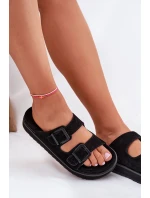 Dámské Zamszové Klapky S  Černé model 21694692 - D.Franklin