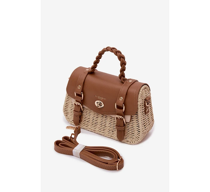 Malá Béžovo-Hnědá Taška S Pletem Marline