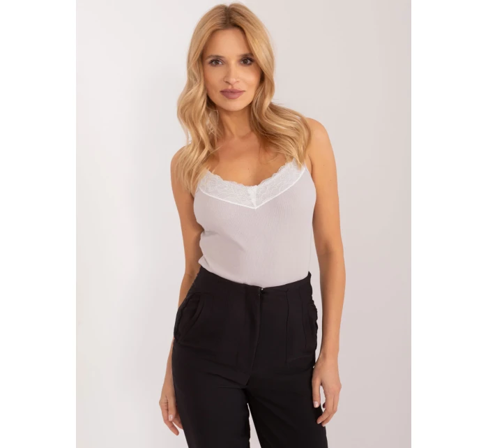 Bluzka model 19688688 beżowy - FPrice Bluzka model 19688688 beżowy - FPrice