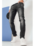 Pánske čierne džínsové nohavice Dstreet UX4243