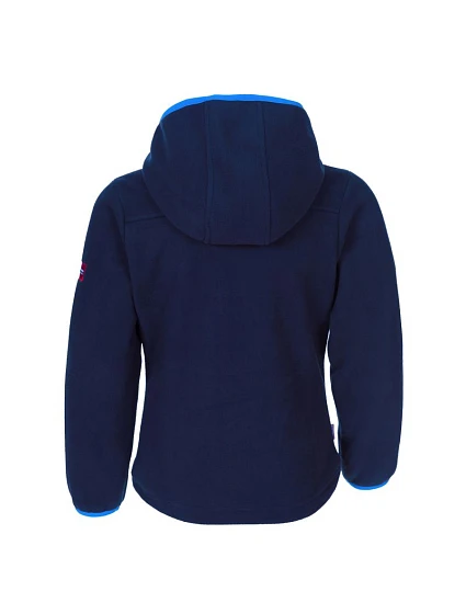 Dětská bunda  modrá větruodolná fleecová bunda model 21350024 - Trollkids