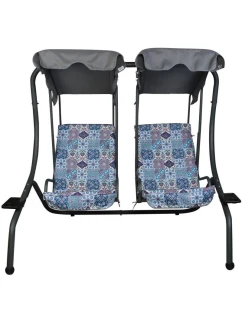 ZÁHRADNÁ A BALKÓNOVÁ HOJDAČKA SONIC 2 OSOBY MOZAIKA