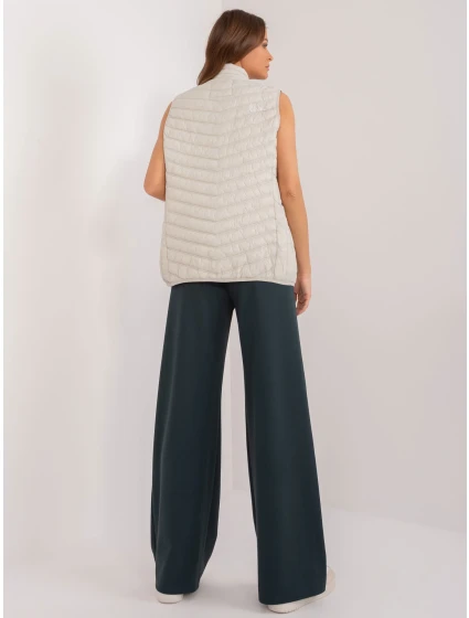 Kamizelka model 20095029 jasny beżowy - FPrice Kamizelka model 20095029 jasny beżowy - FPrice