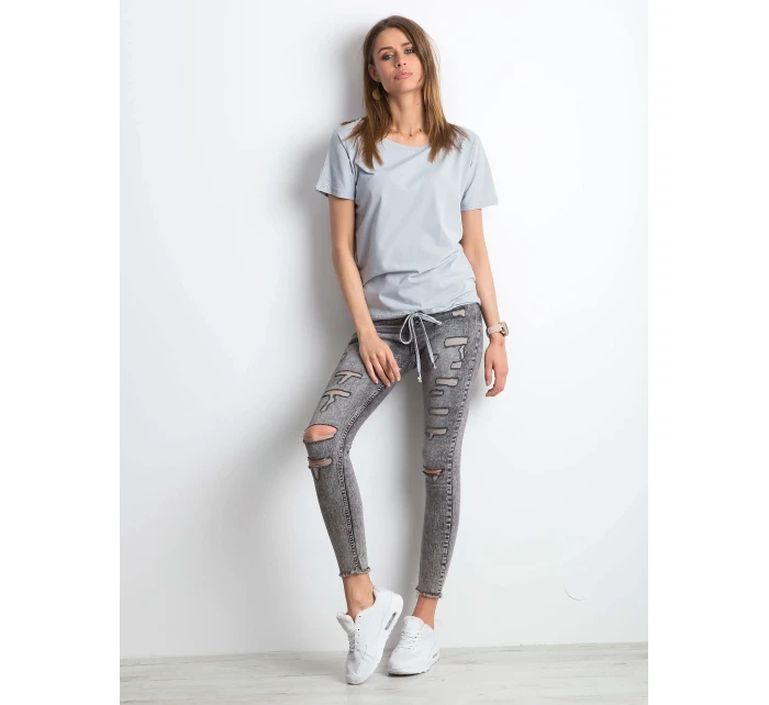 Tričko RV TS model 14825327 světle šedá - FPrice Tričko RV TS model 14825327 světle šedá - FPrice