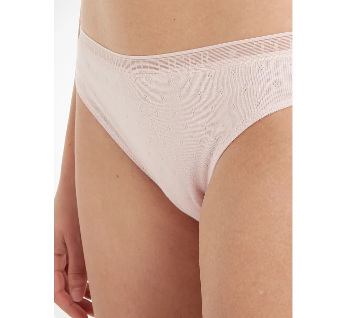 Dámske nohavičky 3Pack UW0UW05284 0VR black/white/st. ružová - Tommy Hilfiger