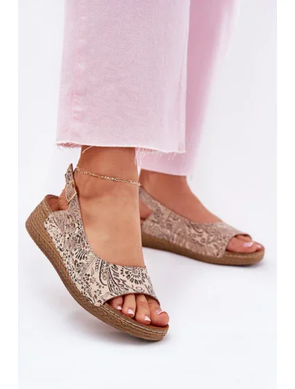 Model topánok na podpätku 215018 Krok v štýle