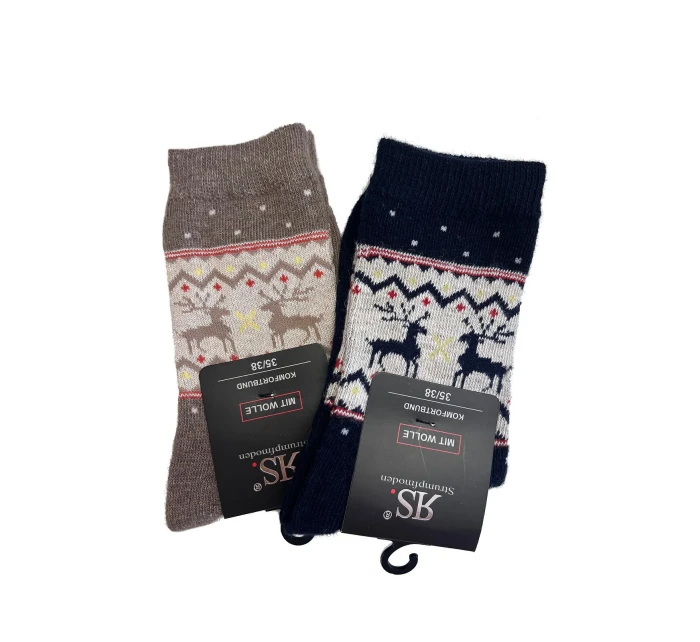 RiSocks 43356 Mit Wolle Komfortbund ponožky 35-46