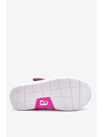 Dětské balerínky na suchý zip v potisku námořnické modré a růžové model 21610936 - Boto