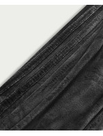 Čierny dámsky velúrový dres (81224)