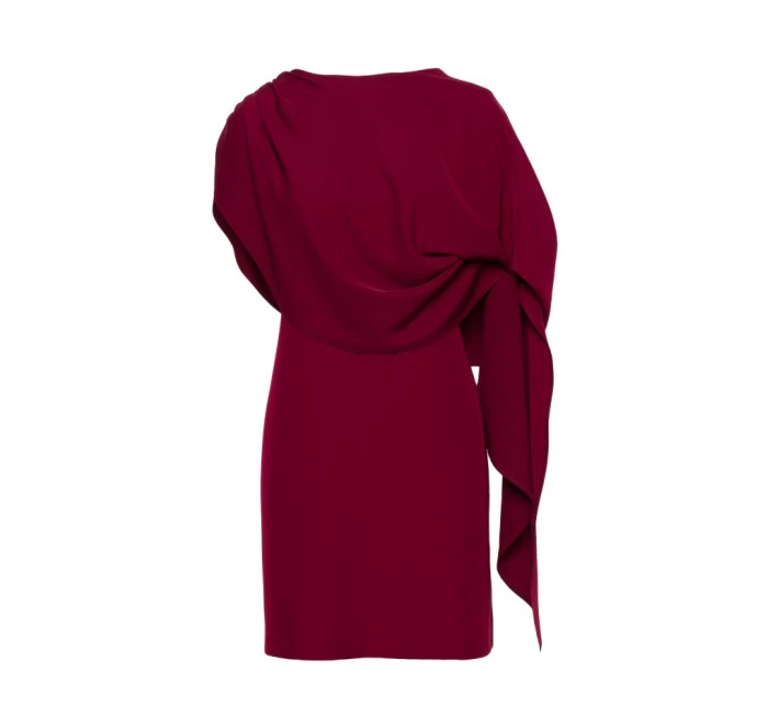 Šaty s  bordó model 21470662 - STYLOVE