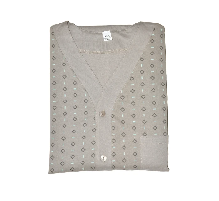 Pánske rozopínacie pyžamo Gucio dł/r M-2XL