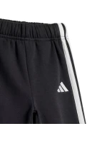 Adidas Essentials Joggers 3 Stripes Fleece Hoodie Black JD6484