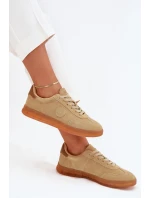 Dámské Semišové Sneakers Big Star model 21703182 HIPOLY SYSTEM Béžové - Big Star Shoes Dámské Semišové Sneakers Big Star model 21703182 HIPOLY SYSTEM Béžové - Big Star Shoes