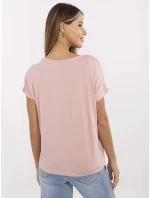 Tričko D12100M02737A svetlo ružová Tričko D12100M02737A svetlo ružová