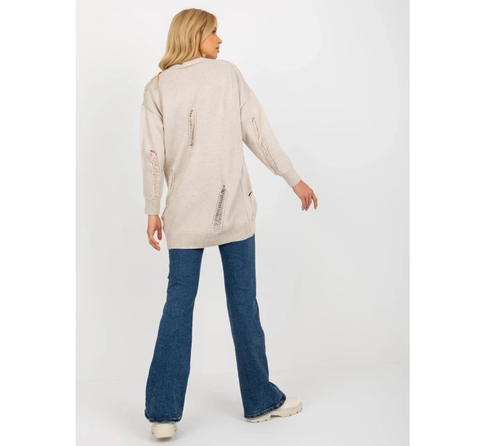 Dámsky kardigan LC SW 8042.04X béžová - FPrice