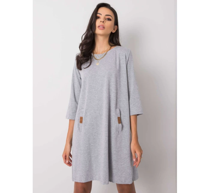Šaty RV SK 6274.36P sivá