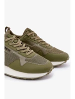 Pánske tenisky na platforme Big Star HI-POLY SYSTEM - khaki Pánske tenisky na platforme Big Star HI-POLY SYSTEM - khaki