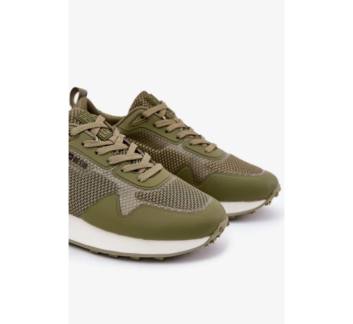 Pánske tenisky na platforme Big Star HI-POLY SYSTEM - khaki Pánske tenisky na platforme Big Star HI-POLY SYSTEM - khaki