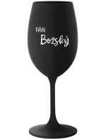 PÁN BOŽSKÝ - čierny pohár na víno 350 ml PÁN BOŽSKÝ - čierny pohár na víno 350 ml