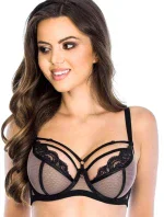 Dámska podprsenka DEZIRO 19025 Čierna s béžovou - Mediolano