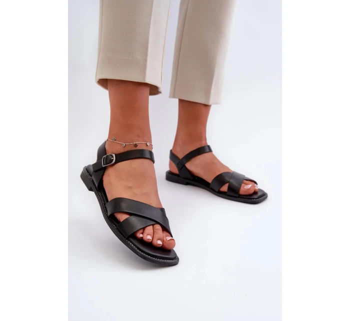 Dámske sandále KV27-003 Black - S.Barski