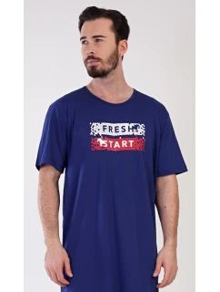 Pánská noční košile s krátkým rukávem Fresh model 21292095 - Vienetta MAN