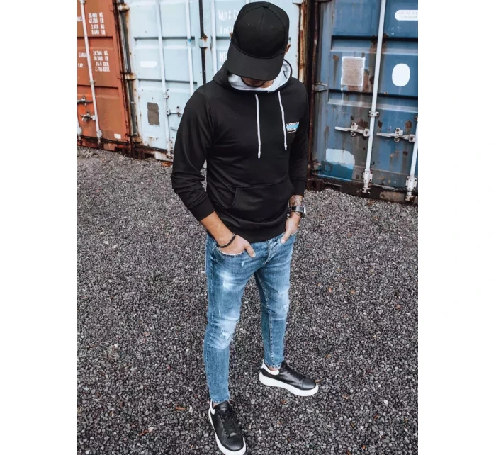 Pánská mikina s potiskem černá Dstreet model 21966166 - FashionStreet