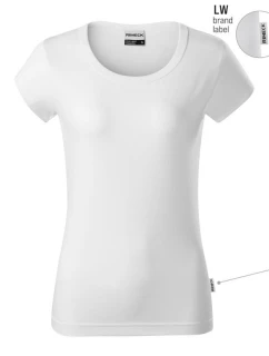 Dámske ťažké tričko Resist (biele (značka))