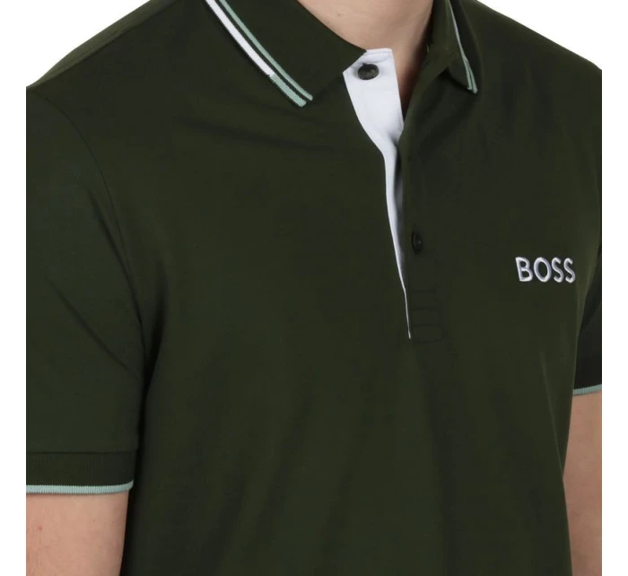 Polokošeľa Boss Paddy Pro Open Green M 50469102-355
