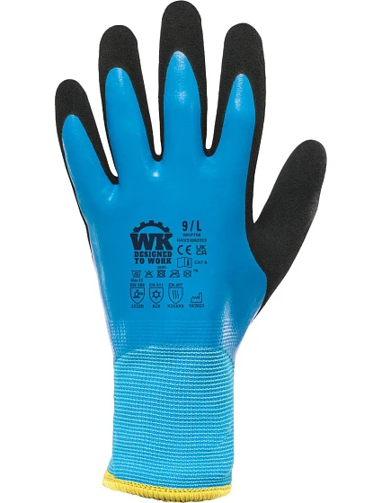Pracovní rukavice 20.W aqua blue model 22432349 - WK Pracovní rukavice 20.W aqua blue model 22432349 - WK