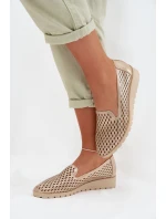 Dámské síťované polobotky Zlaté model 22027646 - Boto