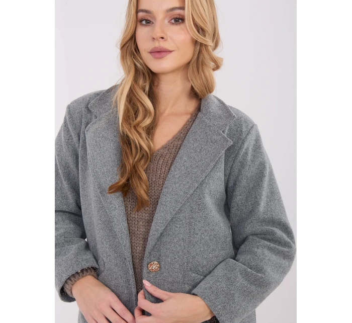 Płaszcz IT PL model 21782323 ciemny szary - FPrice