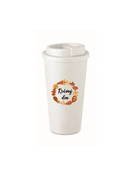KRÁSNÝ DEN (PODZIM) - bílý termohrnek 475 ml KRÁSNÝ DEN (PODZIM) - bílý termohrnek 475 ml