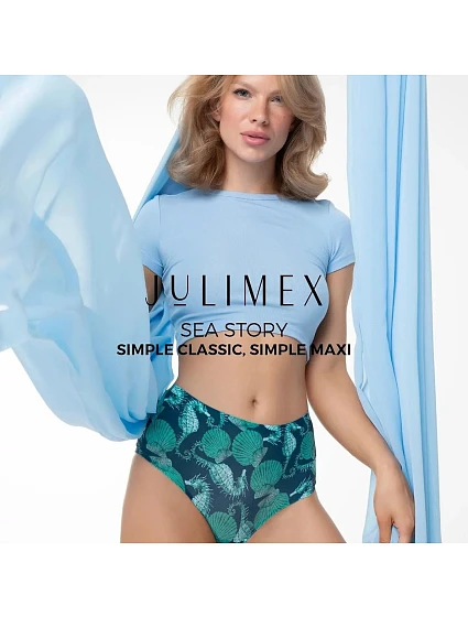 Kalhotky Sea Story Simple Maxi zelené - Julimex