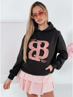 Dámska nadrozmerná mikina LITESSO black FashionStreet BY1413