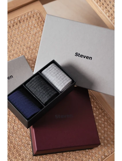 Ponožky model 21320580 Pánské Boxy A'3 4146 - Steven