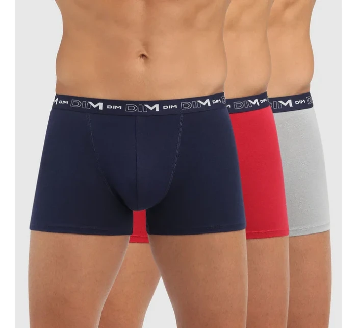 Pánske boxerky 3 ks DIM COTTON STRETCH BOXER 3x - DIM - tmavo modrá Pánske boxerky 3 ks DIM COTTON STRETCH BOXER 3x - DIM - tmavo modrá