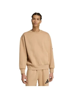 Pánska mikina adidas Essentials Loose Fit 3 Bar Logo Beige JX5668