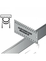Meradlo hrúbky a hĺbky ostria Prosharp