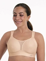 športová podprsenka smart control tvarovaná, čistý strih 5530 smart rose - Active