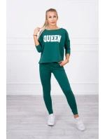 Tlačená súprava Queen tmavozelená Tlačená súprava Queen tmavozelená