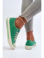 Niskie Trampki Damskie Big Star NN274268 Zielone