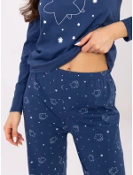 DU PI FP 005.61 tmavomodré pyžamo DU PI FP 005.61 tmavomodré pyžamo