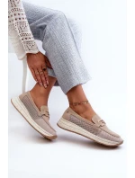 Dámske semišové mokasíny D&A Beige Dámske semišové mokasíny D&A Beige